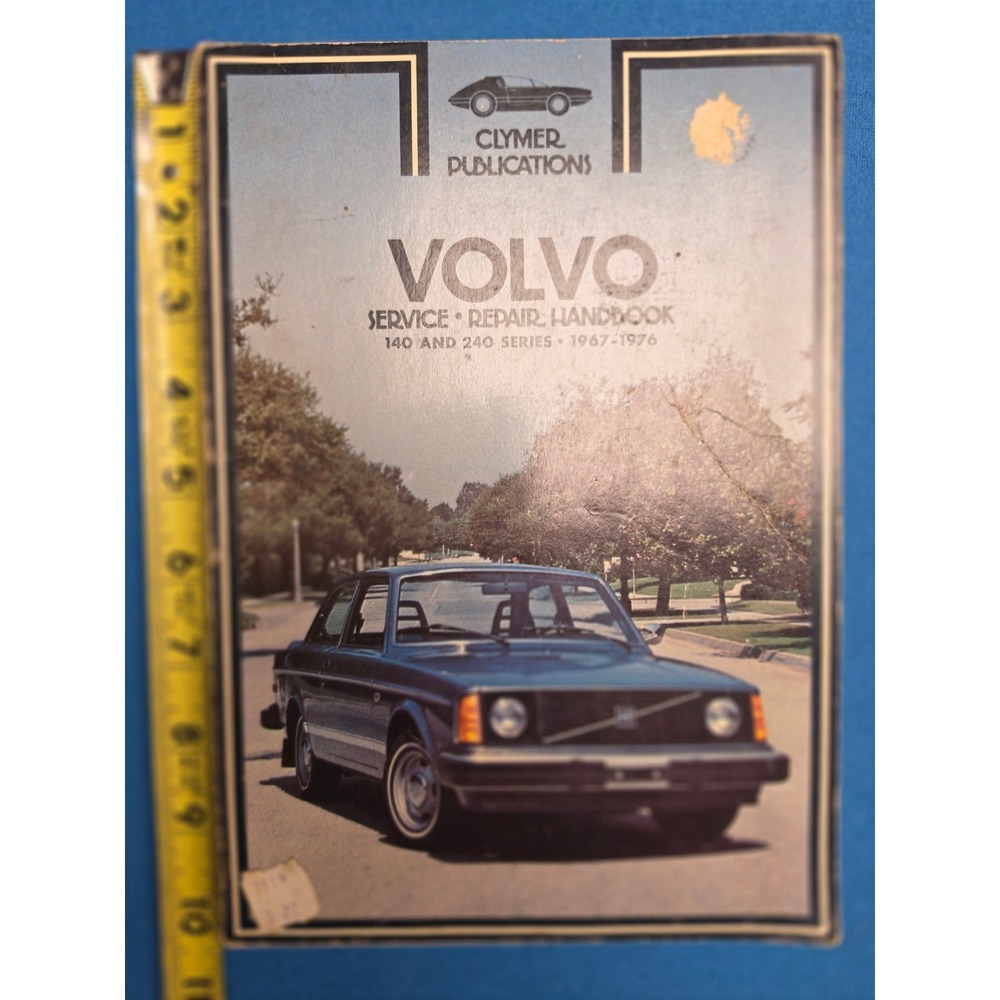 Clymer Volvo Service Repair Handbook 140 240 Series 1967-1976 Manual Blue Fair